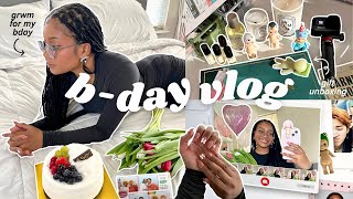 BIRTHDAY VLOG : grwm, huge gift unboxing, bday freebies, kphotobooth, art exhibit, kbqq, etc.