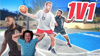 1v1 Basketball Against One Handed D1 Hooper Hooper! (ImCuchimane Reaction)