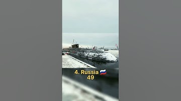 Top 5 Countries that have Submarines #top5 #youtubeshorts #viral #submarine #nuclear #nuclearwar