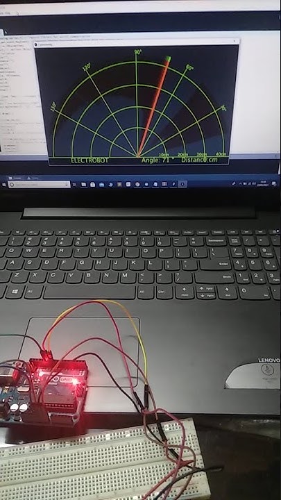 RADAR USING ARDUINO , SERVOMOTOR AND ULTRASONIC SENSOR ( Small Clip ...