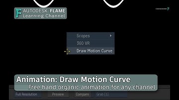 Animating in Flame - EXTRA - Drawing a Motion Curve - Flame 2019.1