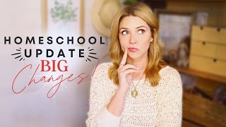 We made some CHANGES! // Homeschooling Update 2023!