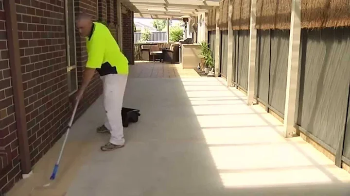 How to Paint Concrete with Quickpave