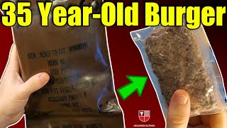 Tastebud Time-Travel: 1987 MRE Dehydrated Beef Patty 🍔 Vintage US Military Meal Ready to Eat Review