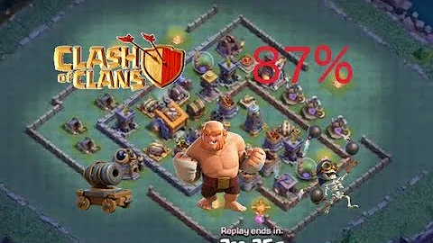 【 Haruta】BH8 87% Attack Strategy(40 Barbs 4 Giants 5 Bombs 6 carts) #366.1