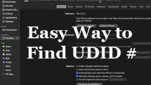 How To Find UDID Number Without iTunes (2020)