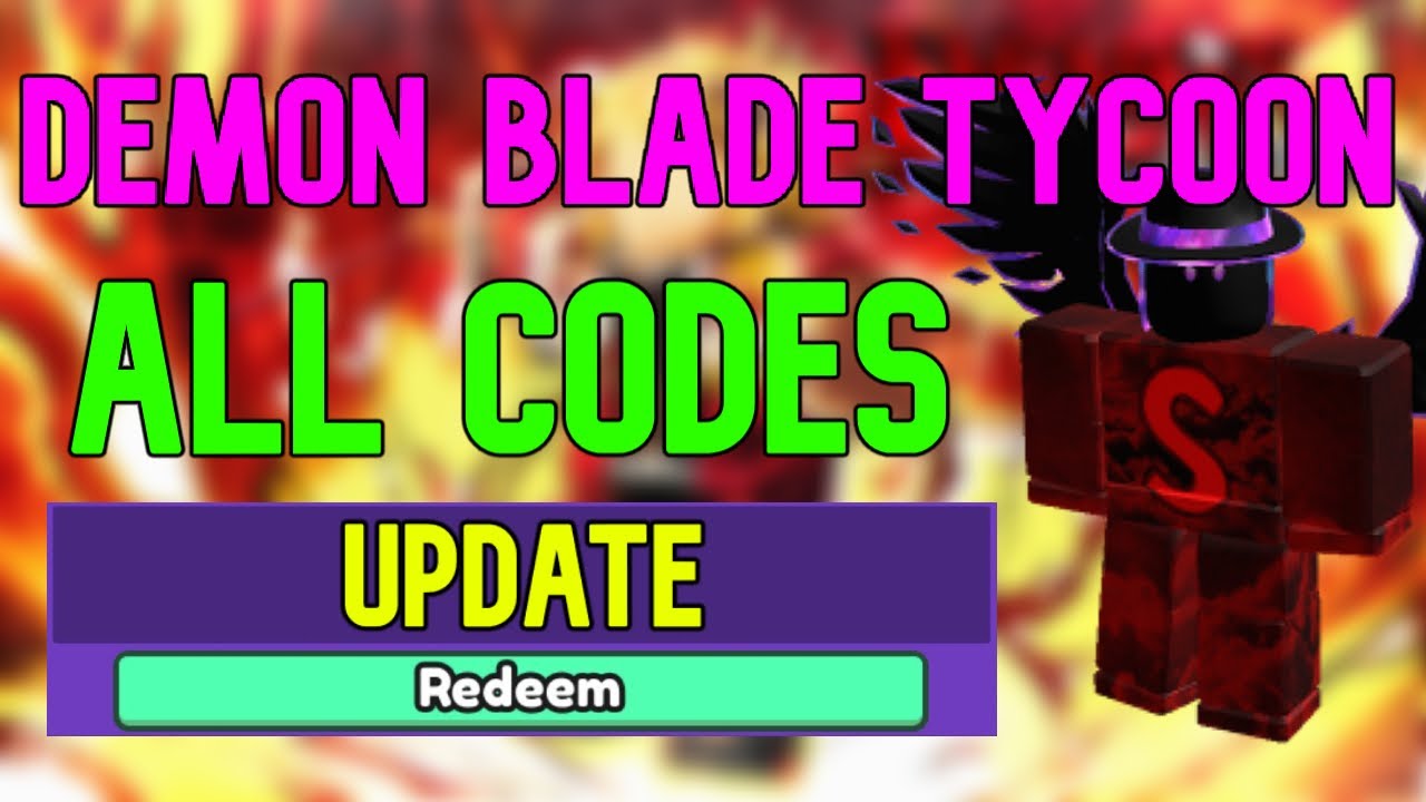 All *Secret* Demon Blade Tycoon Codes 2023