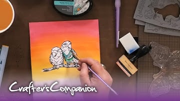 Spectrum Noir Aquatint - Introduction and Demo with Leann Chivers