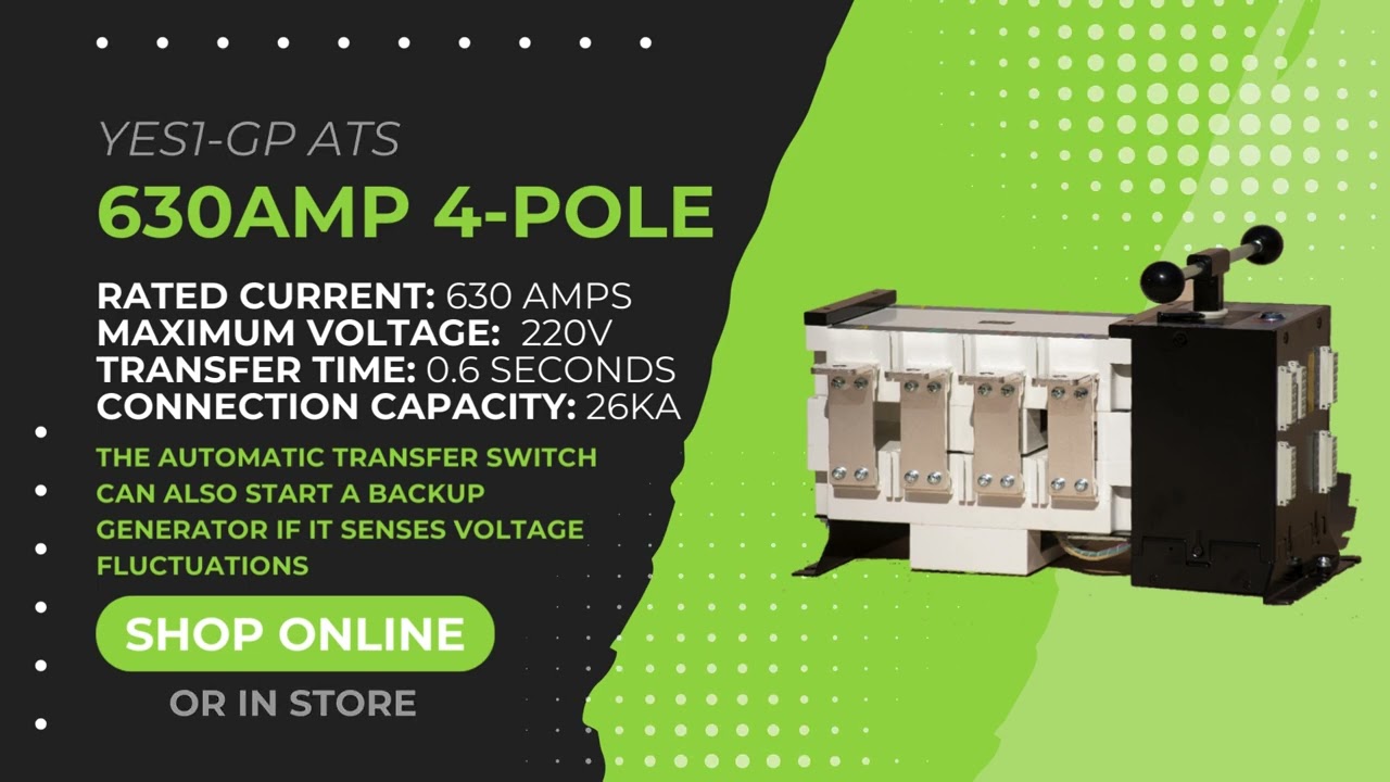 630AMP 4-Pole ATS