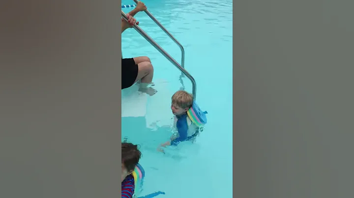 Boys swimming