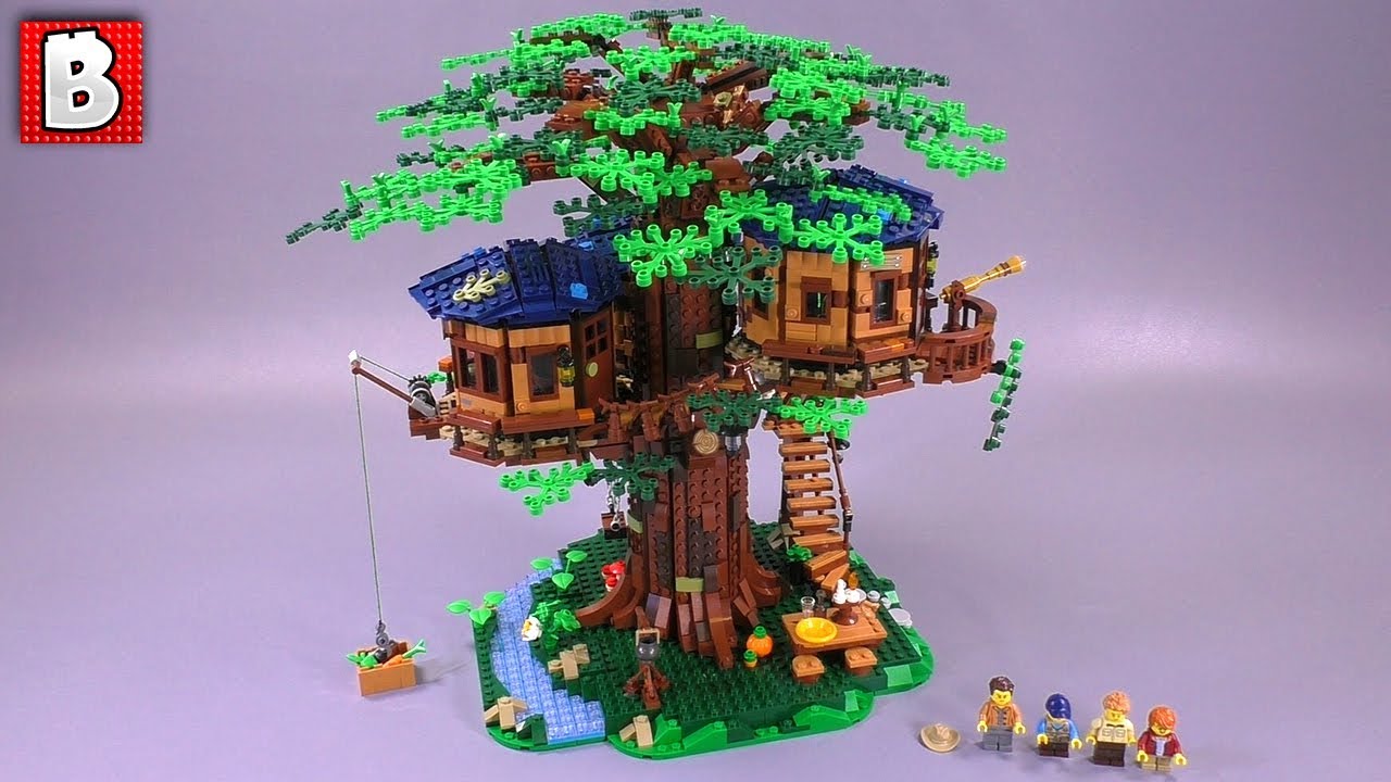 lav lektier progressiv ansøge LEGO Ideas Tree House Review! Set 21318 - YouTube