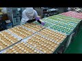 Incroyable et excitant! Production de masse de macarons / Usine alimentaire coréenne