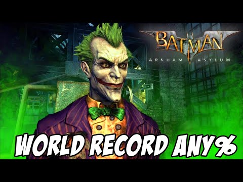 REACTING TO WORLD RECORD BATMAN ARKHAM ASYLUM SPEEDRUN!