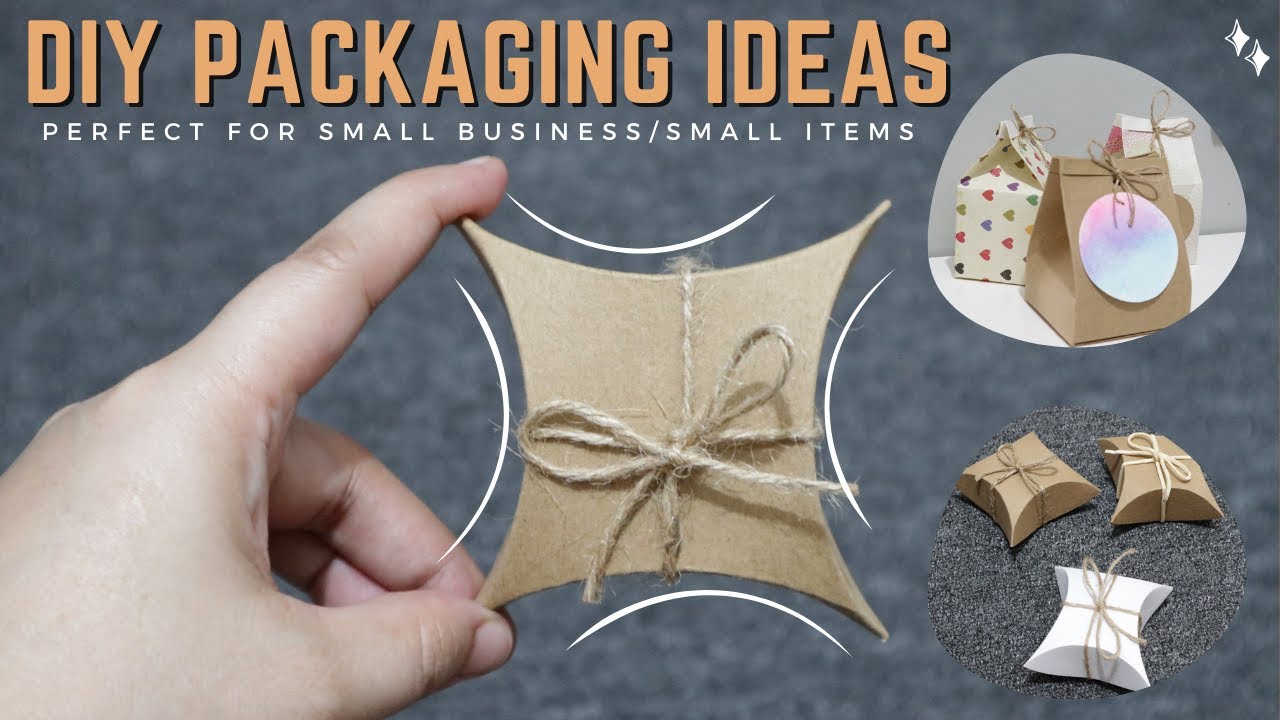 ✨DIY PACKAGING IDEAS perfect for SMALL BUSINESS, GIFT BOX - Milk box