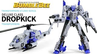 Transformers Bumblebee Movie Studio Series SS-22 DROPKICK Helicopter Vehicle Robot Toys screenshot 5
