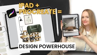 How I use Procreate on my iPad for interior design