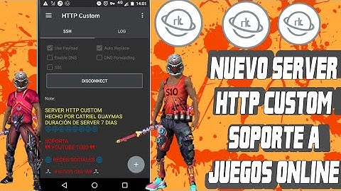 NUEVO SERVER HTTP CUSTOM SOPORTE A JUEGOS ONLINE 🕹️ FREE FIRE 🕹️ PIN BAJO