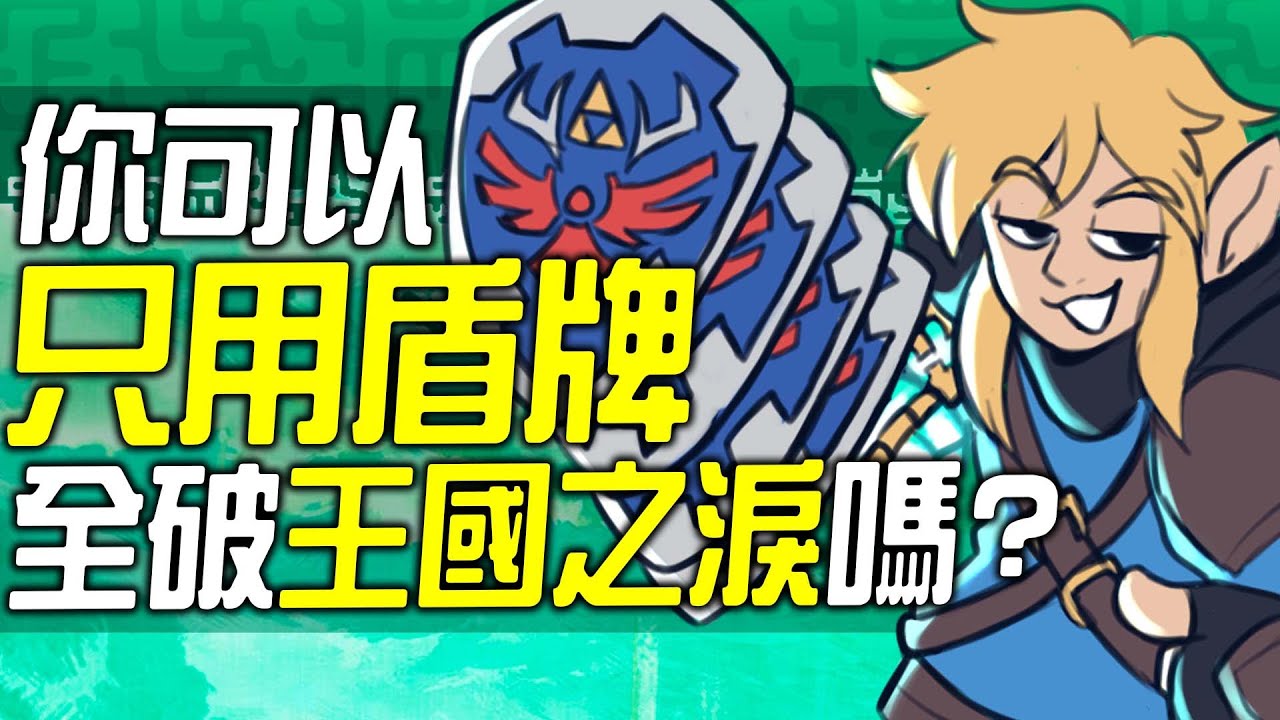 你可以100%只用盾牌全破《王國之淚》嗎?