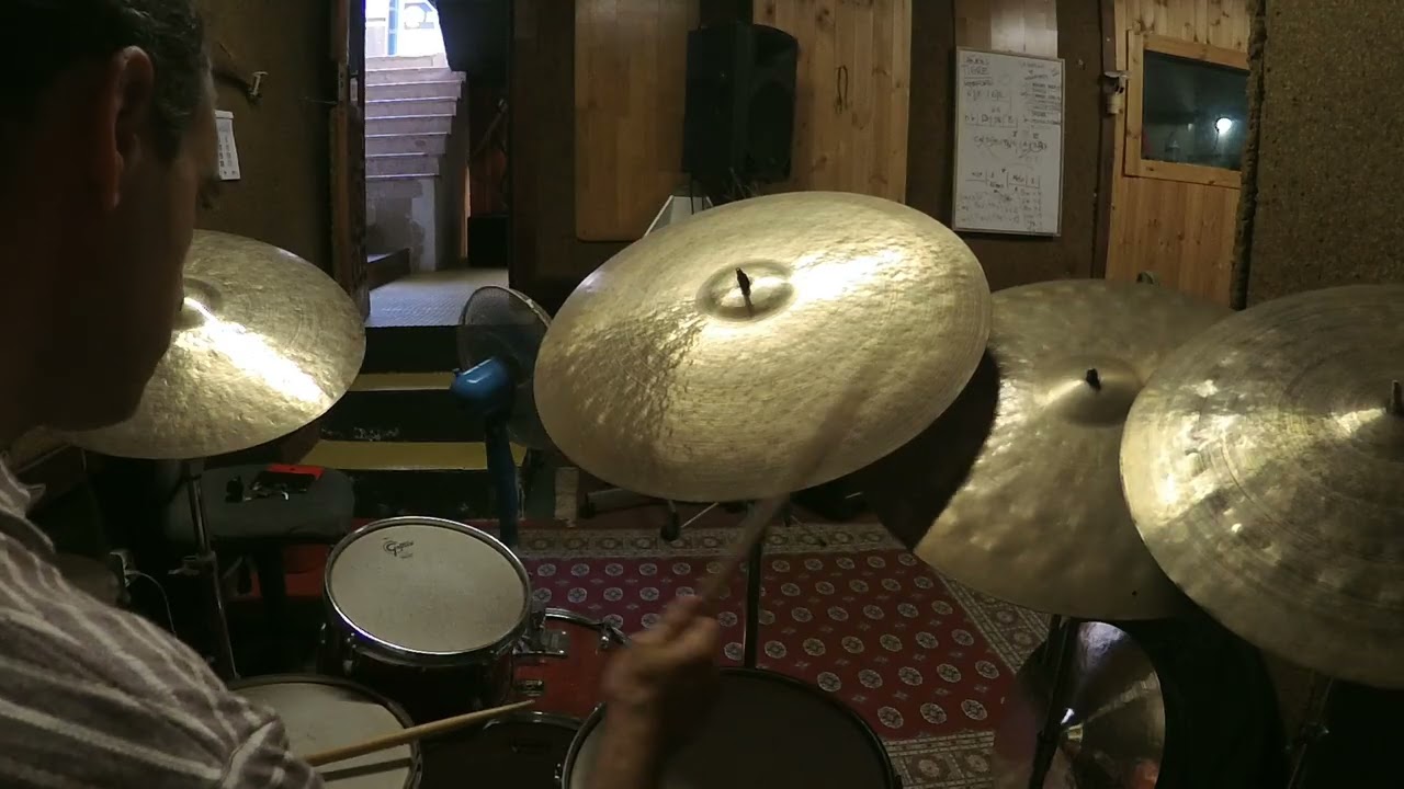 14" 930/1085g hats,20" 1880g, 22" 2438g, 21" 2398g, 18" 1338g Complex set - BOURGIS HANDMADE CYMBALS