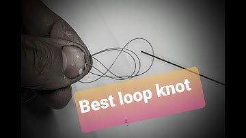 Best loop for fishing. Hooklength loops. Figure of eight knot.