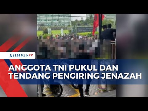 Viral! Anggota TNI Bentrok dengan Pengiring Jenazah di Manado