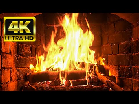 4K Fireplace Relaxing Fireplace And Crackling Fireplace Easy To Sleep, Cozy Fire 5