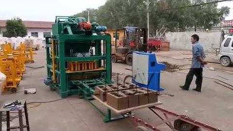 Full automatic  Hollow block making machine QT4-22 from HENGYI