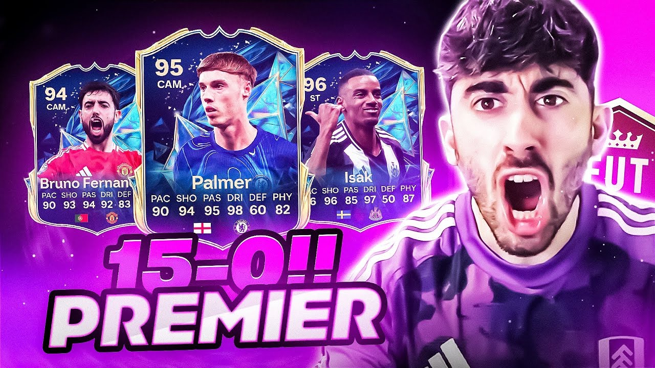 15-0 TOTS PREMIER LEAGUE en FUT CHAMPIONS + NOTAS del EQUIPO | EAFC 25