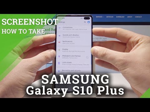 How to Take Screenshot on SAMSUNG Galaxy S10 Plus - Capture Screen