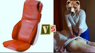 Массажер для спины шеи и бедер Yamaguchi turbo axiom. Отзыв о Yamaguchi массажиста - профессионала(Сравниваем массаж массажера Yamaguchi turbo axiom и профессионального массажиста - Алексея. https://youtu.be/z4vZHKP8MWI На..., 2016-02-28T14:37:54.000Z)