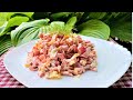 Быстрый РЕЦЕПТ САЛАТА С Помидорами, Колбасой и Сыром. Вкусный Из Доступных Продуктов За 5 Минут