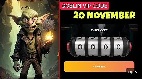 20 November Goblin Mine GameCode | Goblin Mine Game VIP Code ||Goblin Mine Game Daily Code