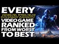 Every Star Wars Video Game Ranked From WORST To BEST
