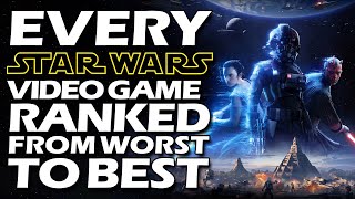 Every Star Wars Video Game Ranked From Worst To Best