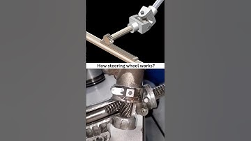 How car steering wheel works? 🤔 #automobile #carsystem #mechanical #3danimation #steeringwheel #cad
