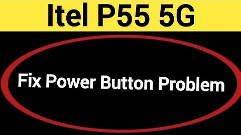 How to fix power button problem Itel P55 5G, how to fix auto restart problem