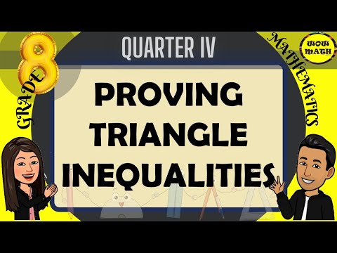 PROVING TRIANGLE INEQUALITIES