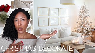New! Christmas Decorate With Me 2021 |  Classic Christmas Decorate With Me 2021
