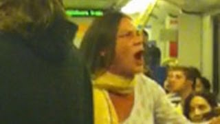 Racist Lady On Train  - Australia 2013