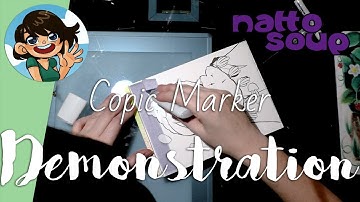 How to Mask Copic Wide Markers for Backgrounds
