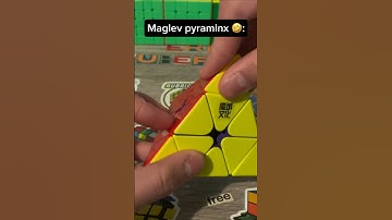 Maglev pyraminx 🤣 #cubing #viral #shorts #rubikscube