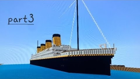 how to build titanic in minecraft tutorial part 3