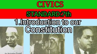 7th std English medium civics lesson 1st Introduction to our constitution  #EmpoweringEducation