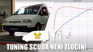 4K | CHIPUJEME SCUDO! | Kolik ztratilo koní za 20 let? | Tuning Scuda 4.0