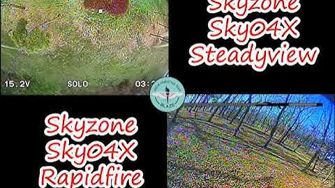 @Team BLAZE@ #Solo fpv #Skyzone Sky04X DVR #Receiver-Steadyview / Rapidfire