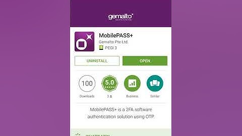 MobilePASS+ Android Enrolment