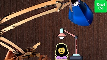 🥝 Eureka Crate Build Your Own Articulated Desk Lamp - KiwiCo Review