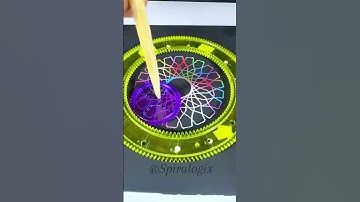 Beautiful Spirograph #spirograph #satisfying #drawing #artandcraft #shorts #trending