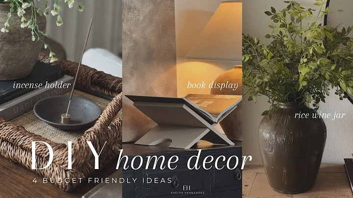 DIY Home Decor || 4 Budget Friendly DIYs || Designer Dupes thumbnail
