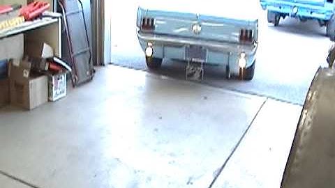 Before and after Hooker Headers/Flowmaster 40